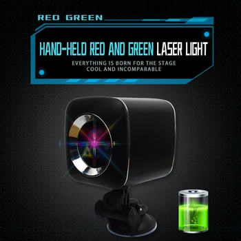 

Sound/Remote Control Projector Lamps USB Rechargeable Mini LED Laser Light Battery Powered 32RG Rotary Stage Lighting