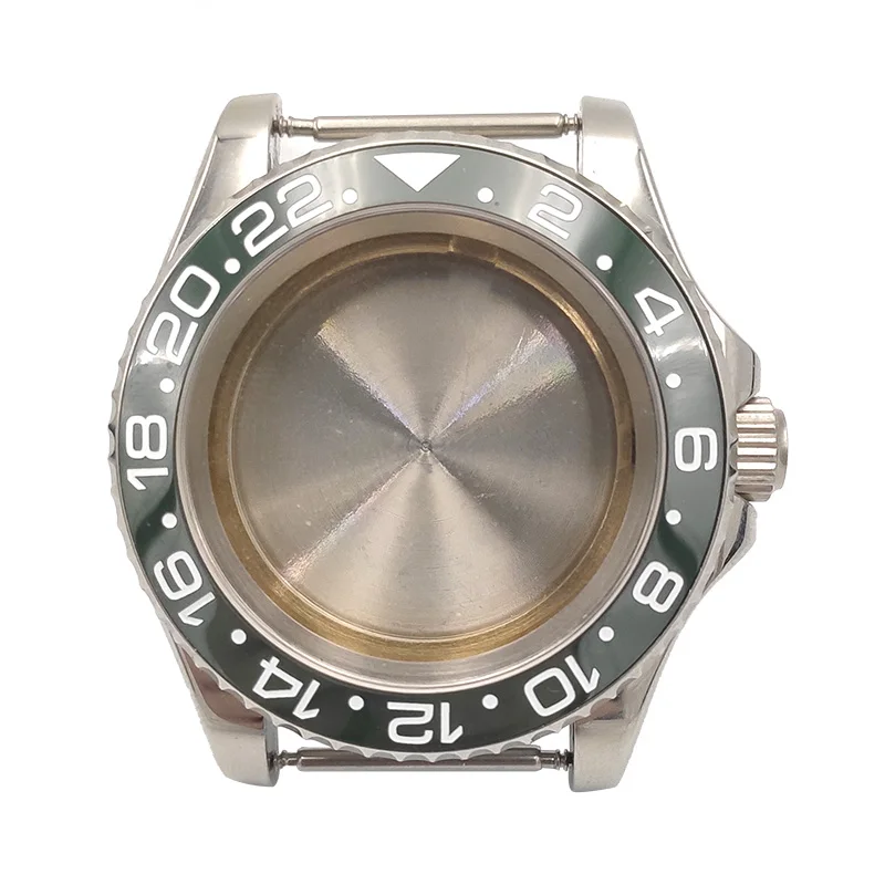 

100m(10ATM) Water-resistant 40mm Sub Diver Stainless Steel Watch Case Fit eta2836 Miyota8215 Sapphire Crystal