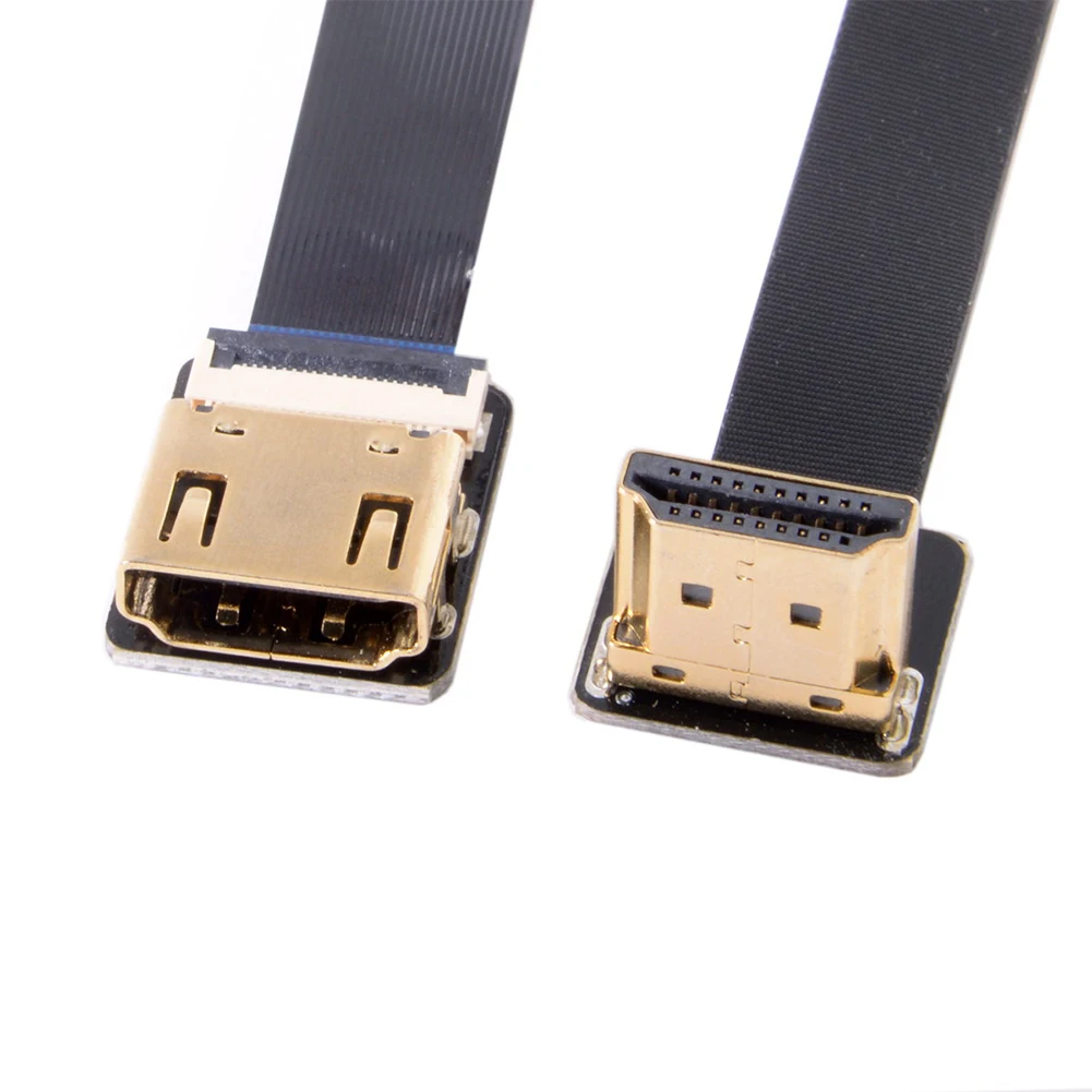 FPV штырь гнездо сделай сам адаптер плоский удлинитель HDMI кабель высокоскоростной