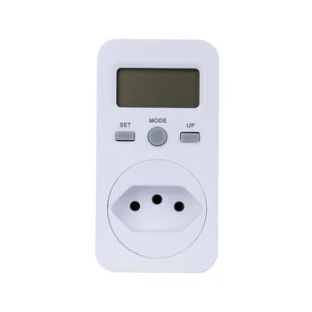 

Brazilian Small Screen Power Metering Socket Electric Power Monitor Intelligent Billing Socket Billing Device