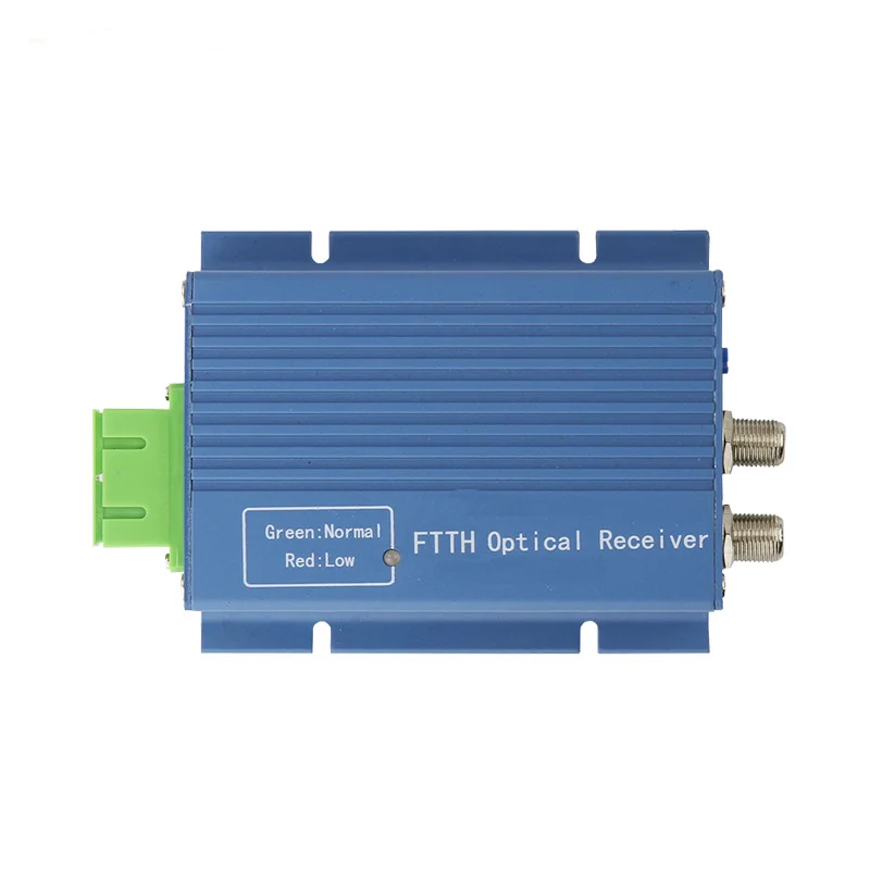

FTTH AGC Micro SC APC Simplex Connector with 2 output port WDM for PON FTTH OR20 CATV Fiber Optical Receiver