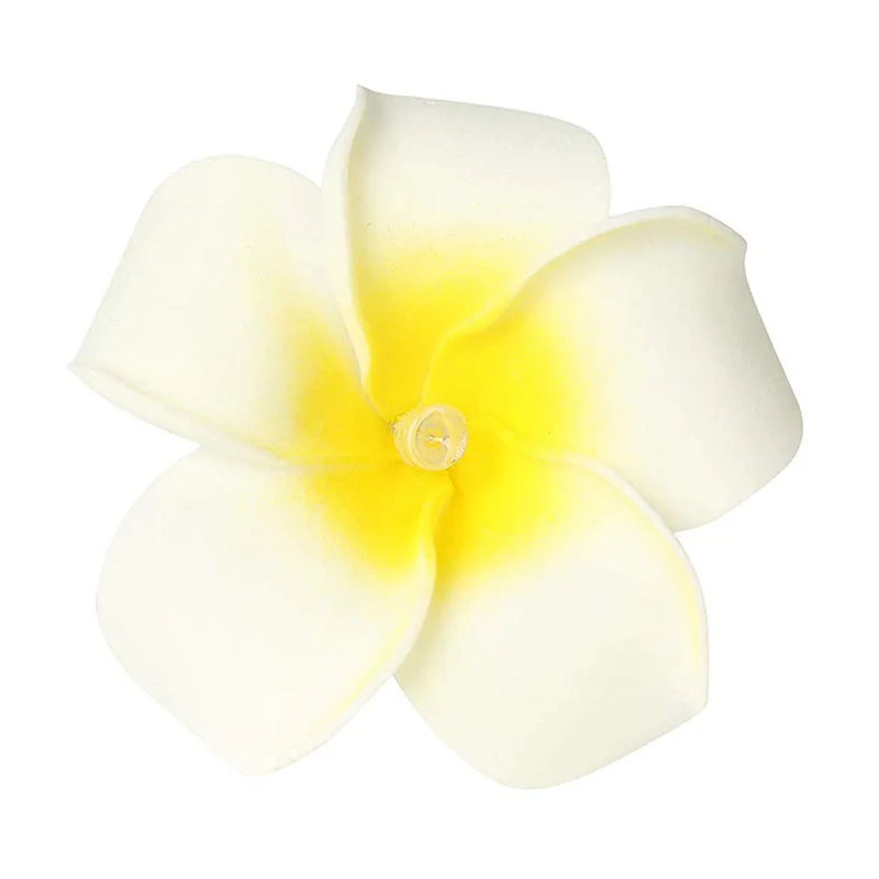 

2 Sets Yellow Flowers Frangipani 20 LED String Light Hawaiian Foam Artificial Plumeria Flower Battery Powered Fairy Starry Light
