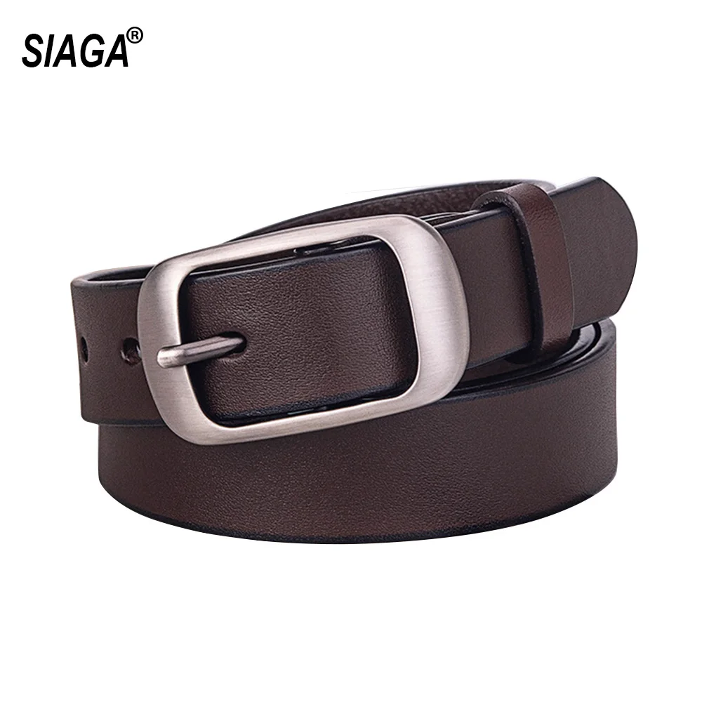 2022 New Design Top Quality Smooth Cowhide Leather Belts for Unis Ladies Belt Jean Female Accessories 2.8cm Wide NSG932 la spezia pin buckle belt for women coffee real leather belt female vintage ethnic genuine leather cowhide ladies jeans belts