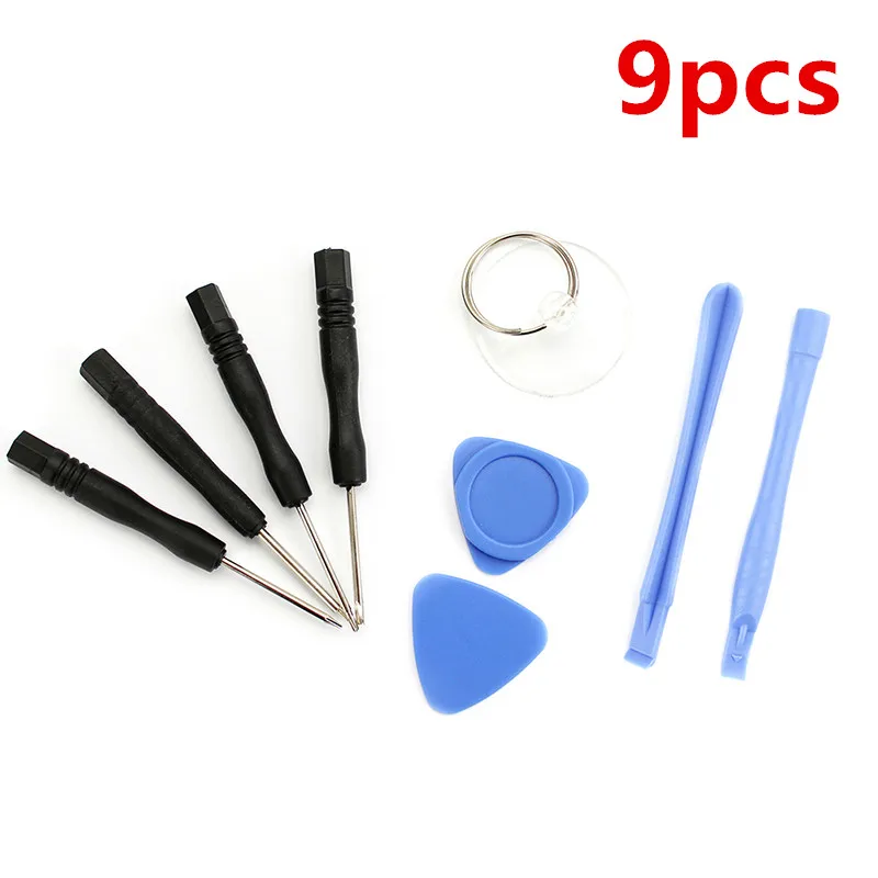 9pcs/set Cell Phones Opening Pry Mobile Phone Repair Tool Kit For iPhone 4 4S 5 5s 6,6Plus Screwdrivers Set Hand Tools Set