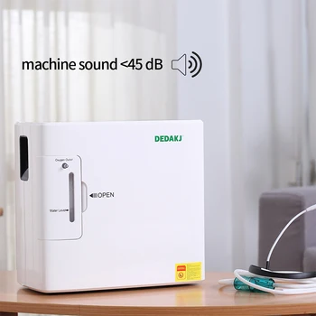 

DE-1S Oxygen Generator 1L-8L 110V 220V Oxygen Machine Air Purifier (English version) Free Pulse Meter