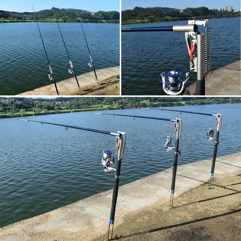 

2.1m/2.4m/2.7m/3.0m Automatic Fishing Rod Adjustable Telescopic Rod Pole Device Sea River Lake Pool Fish Tackle with Bank Stick