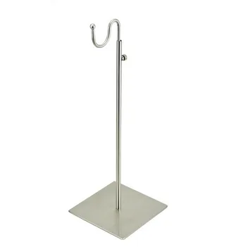 

Free shipping hot sale High quality adjustable matte stainless steel women purse/ handbag display stand holder rack J-05