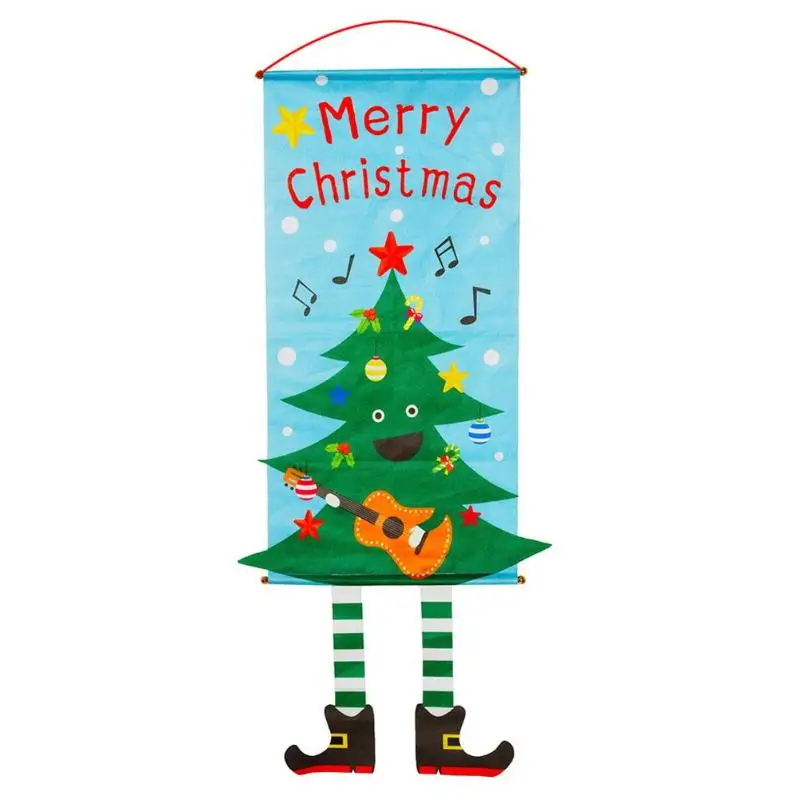 Рождественские украшения креативные эльфийские ноги Висячие обручи дверные ручки Рождество год Рождественский Декор Рождественский подарок для детей - Цвет: 09