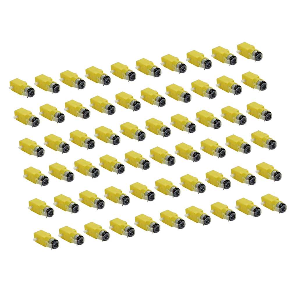 20 Pieces 3V-12V DC 70mA (3V) Robot Intelligent Car DIY Dual Shaft Gear TT Motor for Arduino Robot Car MCU 7x2.2x1.8cm 20 Pieces 3V-12V DC 70mA (3V) Robot Intelligent Car DIY Dual Shaft Gear TT Motor for Arduino Robot Car MCU 7x2.2x1.8cm