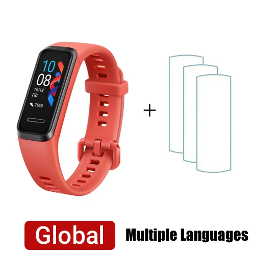 G B4 orange n 3f Смарт-часы huawei Band 4 с глобальной версией, Смарт-часы, монитор сердечного ритма и здоровья, новые часы с usb-разъемом для зарядки - Цвет: G B4 orange n 3f