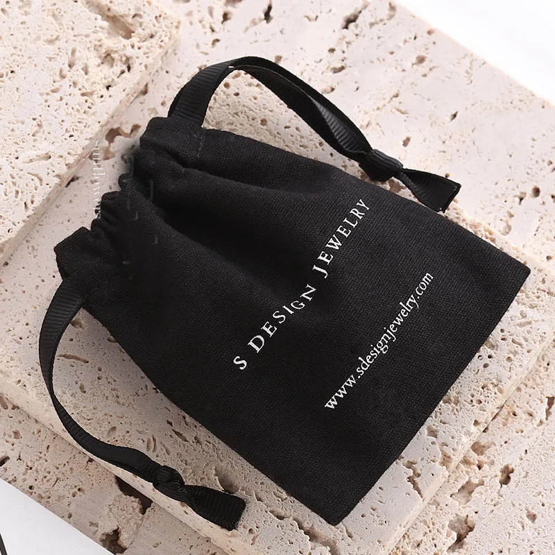 Custom Logo High Quality Black Cotton Jewelry Pouch Canvas Jewelry Gift Bag With Drawstring Pouch Bag 5 Hd4bb1bd34bb34bdcaf5651bce069c1ebw