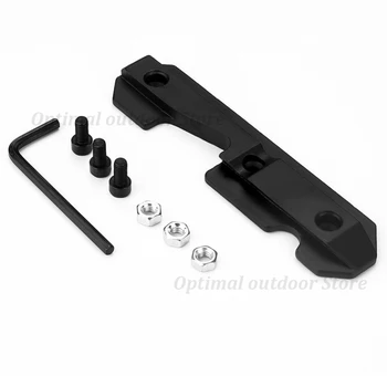 

TOtrait Tactical AK47 Steel Dovetail Side Plate Fits Stamped Milled Receiver for AK/ Saiga Airsoft Wrench Rifle Side Scope Mount