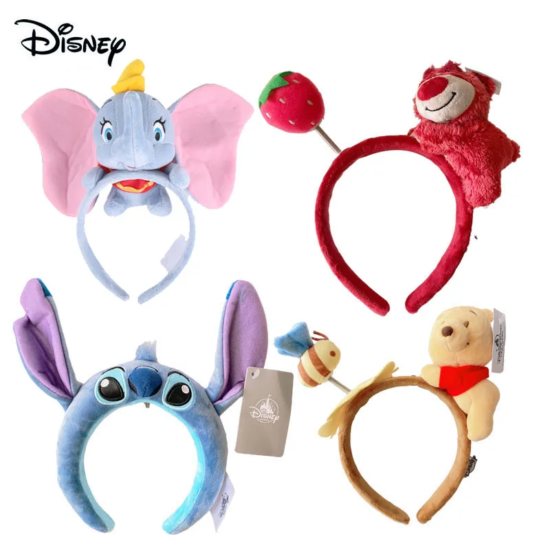 Latest Disney Mickey Mouse Headband Cartoon Animal EARS COSTUME Headband Cosplay Plush Adult Kids Headband