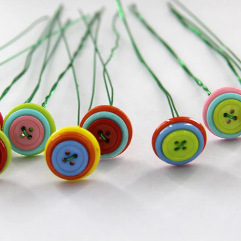 40PCS 40cm Length Paper Coated Green Iron Wires For DIY Nylon Flower / Flower Material Hand-made DIY