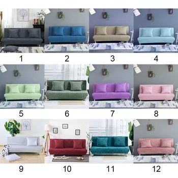 

Stretch Sofa Couch Chair Cover Elastic Slipcover Protector Linen Furniture Solid Home Hotel Office 120X150/150X190/190X210CM