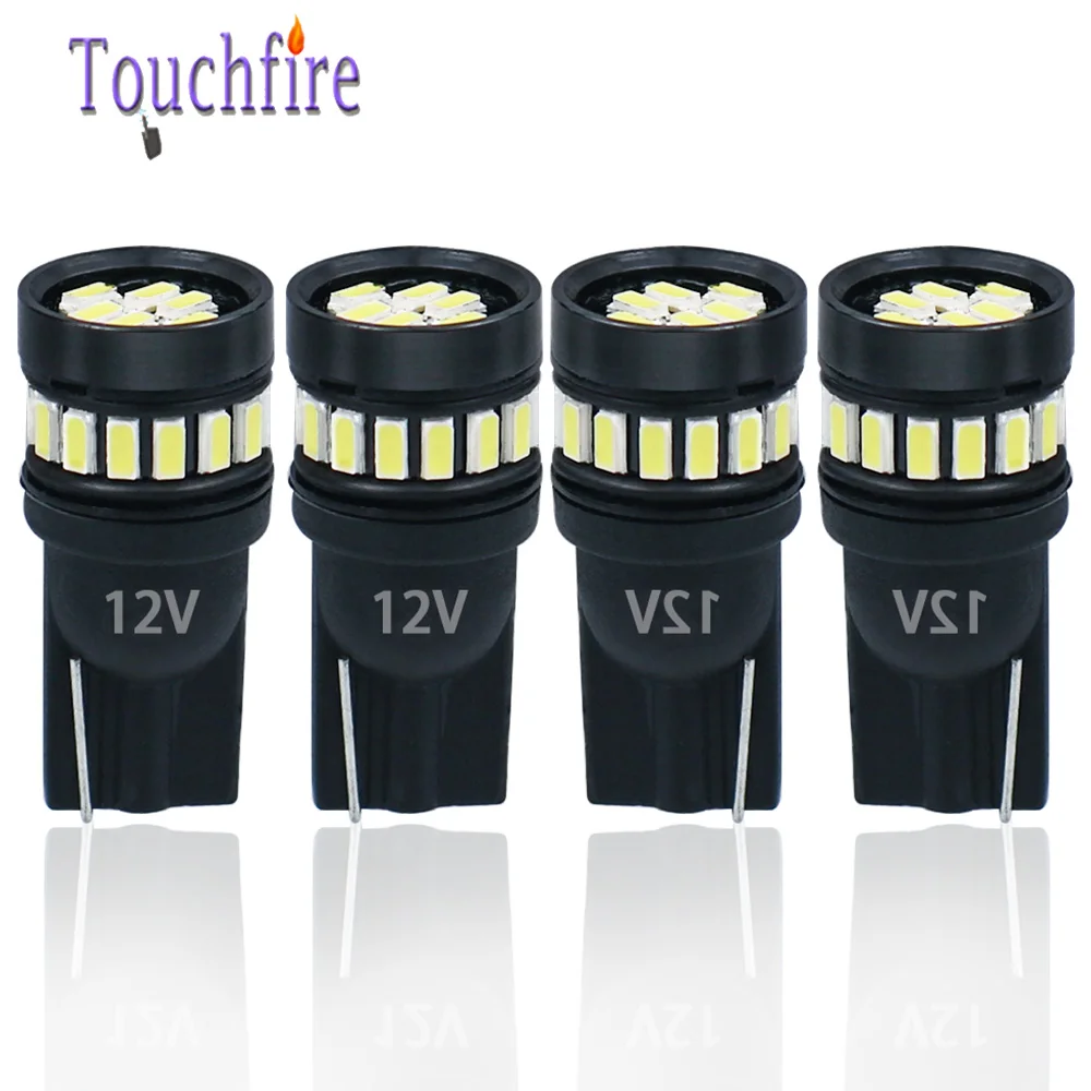 100 шт. T10 светодиодный W5W 168 194 сигнальная лампа 3014SMD-21 светодиодный ошибок Авто Подсветка салона лампа для чтения номерного знака светильник 12V белого цвета