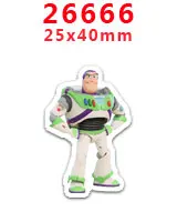 PR-26666 Принадлежности для рукоделия с изображением героев мультфильмов плоские с обратной стороны плоские смолы 30 штук. PR-26663-31179 - Цвет: PR-26666