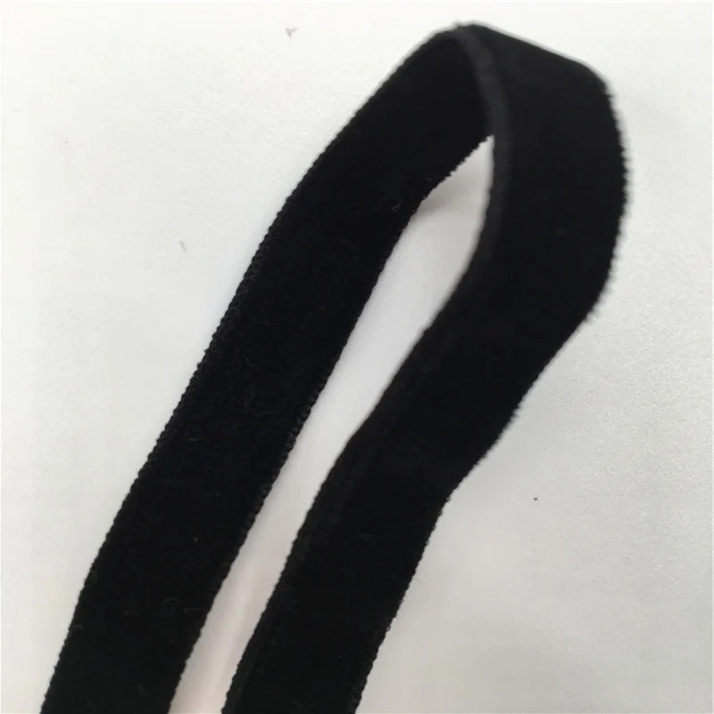 

9mm Double Face Nylon Black Velvet Ribbon Wedding Party Decoration Handmade Gift Wrapping Hair Bowknot DIY Christmas 1/3/5Yard