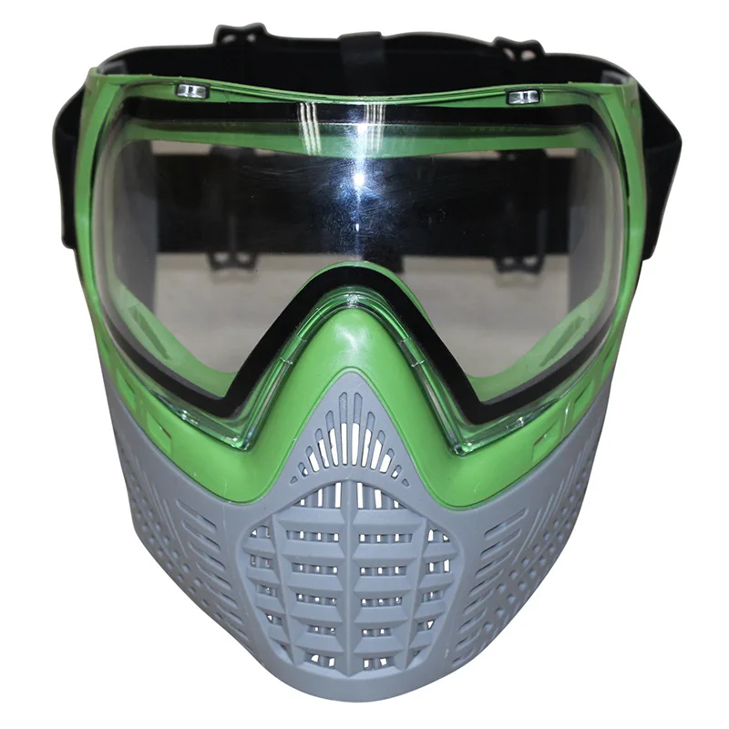 

Soft rubber paintball CS protective mask tactical helmet full face mask