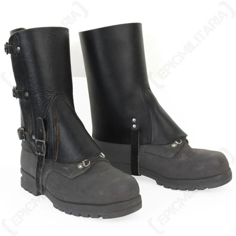 

Кожаный костюм в средневековом стиле для мужчин и женщин, гетры для обуви в стиле викингов, ковбойские ботинки в стиле Knight Rider, аксессуары для пеших прогулок в стиле стимпанк