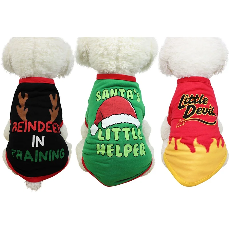 

Pet Dog Clothes Christmas Costume Cute Cartoon Clothes For Small Dog Clothing Costume Dress Xmas Apparel For Pug French Bulldog