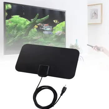 

NEW Digital Antenna Indoor Antenna Receiver Amplified 50-Mile Channels Scan Receiving Range Support HD 1080p E9D6
