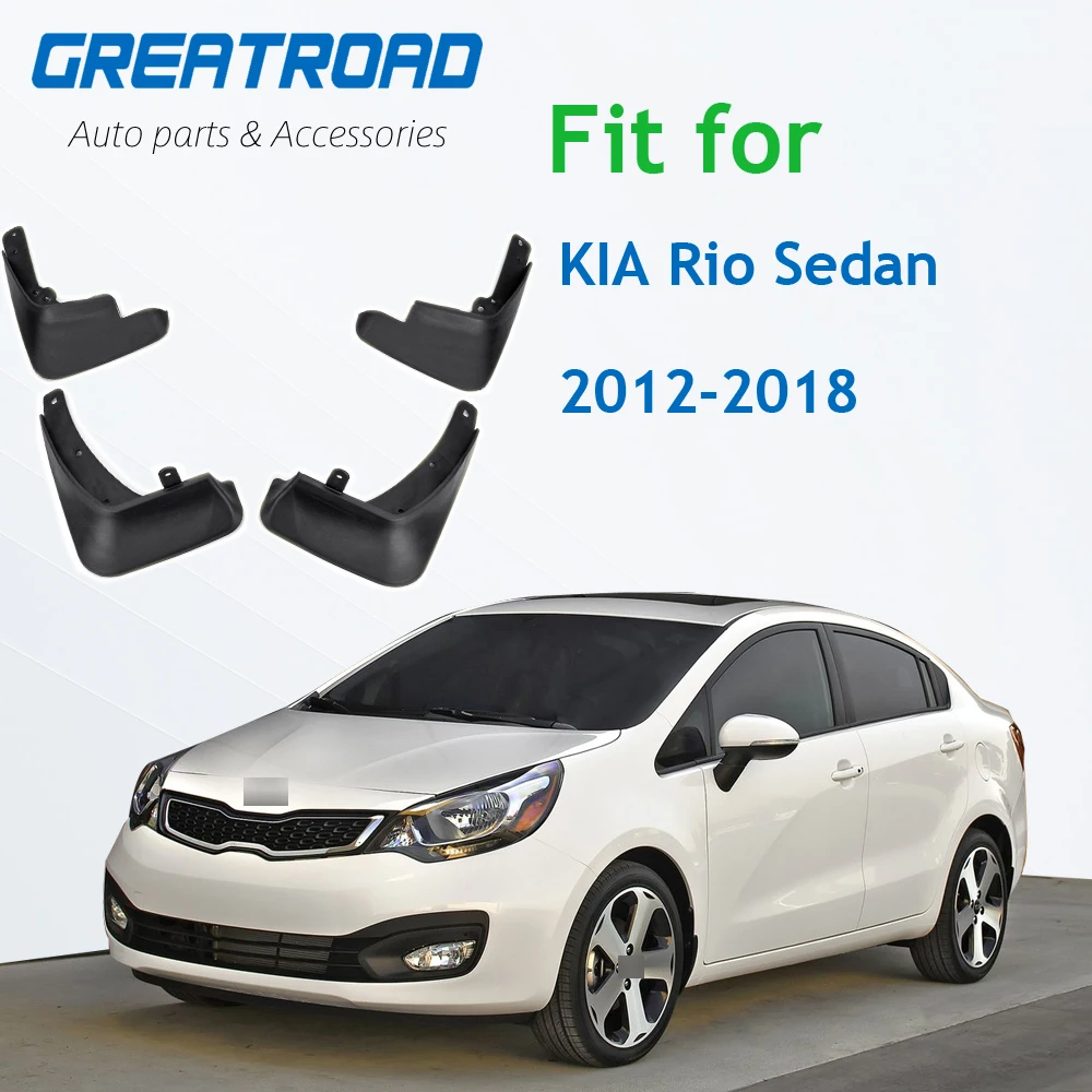 4pcs Car Mud Flaps For Kia Rio Sedan 12 18 Mudflaps Splash Guards Mud Flap Front Rear Mudguards Fenders Auto Accessor Mudguards Aliexpress