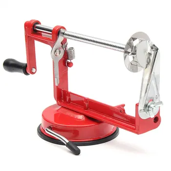 

Practical Manual Stainless Steel Twisted Potato Apple Spiral French-Fry Slicer