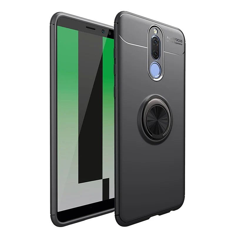Роскошный противоударный чехол с кольцом-кронштейном для Xiaomi Redmi 8A, полный Чехол для Xiaomi Redmi 8A, мягкий силиконовый чехол-держатель из ТПУ