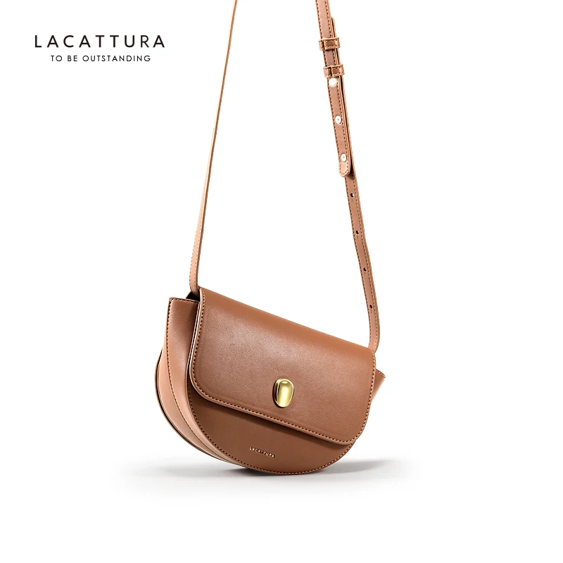 LACATTURA новинка 2019 Женская седельная сумка маленькая на плечо с крыльями женская