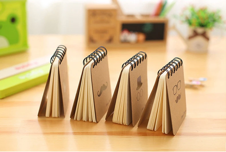 Spiral Notebook Flashcard Kawaii Memo Pad School Notes Notepad Stationery Memopad office Decoration Planner Tab Flash Study Card