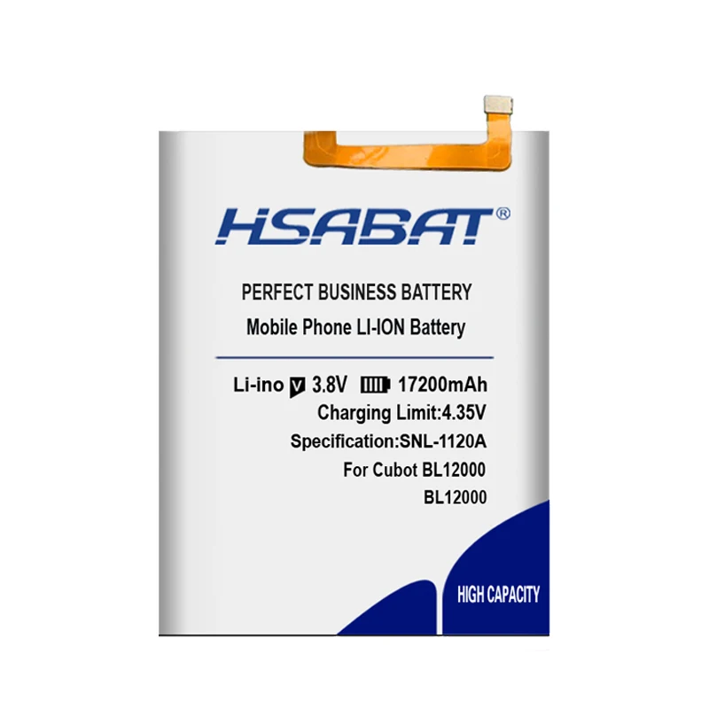Аккумулятор HSABAT 17200 мАч для DOOGEE BL12000 BL12000 Pro