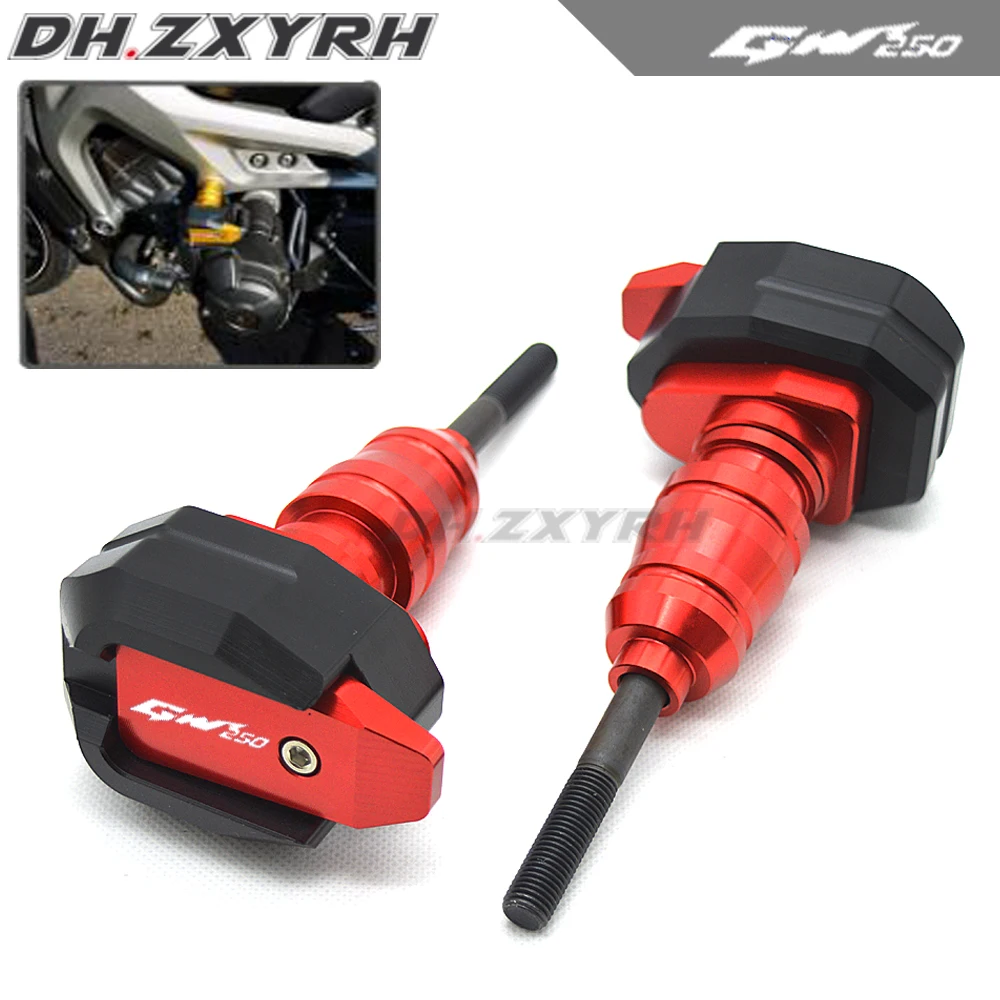 Слайдеры рамы защита от ударов для SUZUKI GW250 Inazuma GW 250 2013-2018 мотоциклетные катушки
