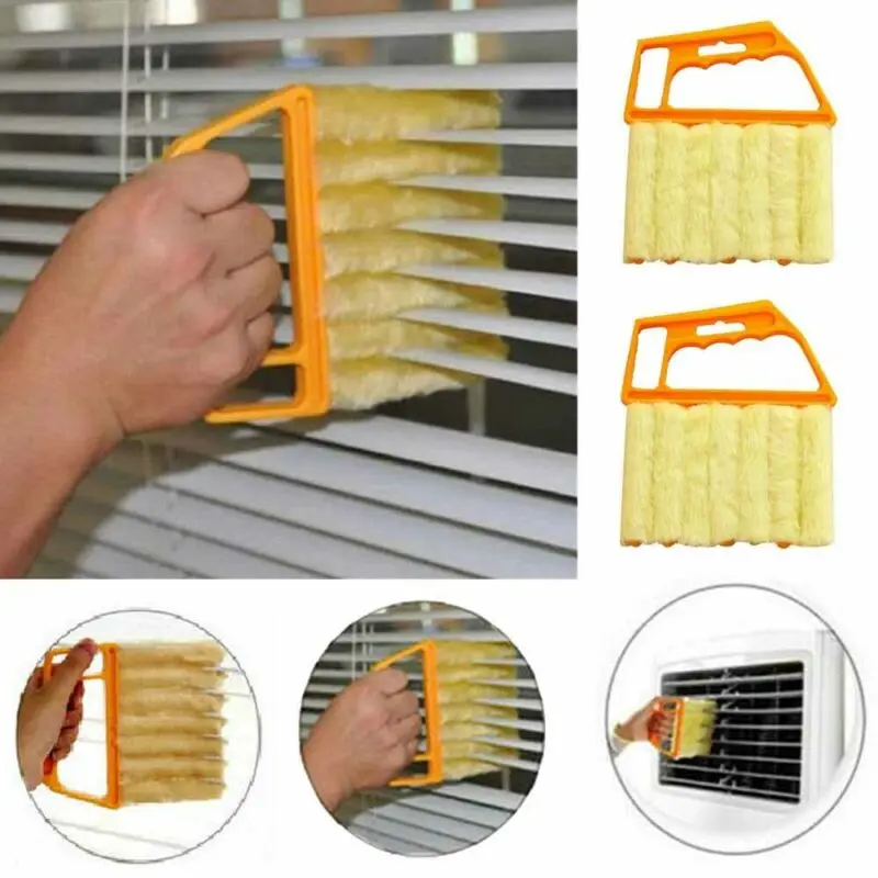 Blinds window cleaner curtain air conditioner outlet clean cleaning brush opening dust | Дом и сад