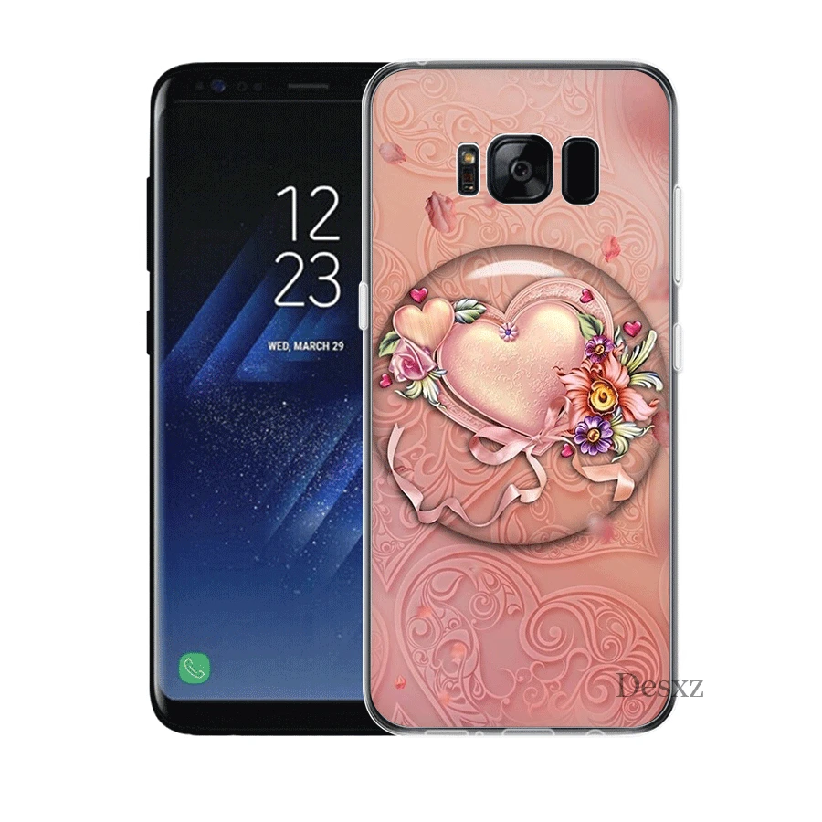 H12 Мобильный чехол для телефона для samsung A3 A5 A6 A7 A8 A9 A10 A20 A30 A40 A50 A60 A70 твердый переплет золотого цвета с принтом «сердце», «Любовь крышка - Цвет: H12