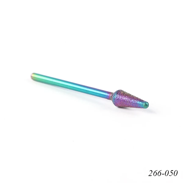 266-050 1 шт. сверла для ногтей Алмазная фреза для маникюра педикюрная электрическая шлифовальная машина для удаления геля аксессуары для ногтей LE1514-1 - Цвет: 266-050