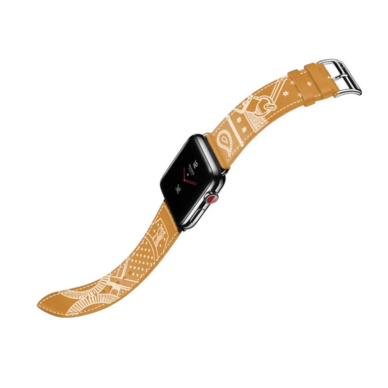 Новейший ремешок для часов из натуральной кожи Herm для Apple Watch Series 3 2 1, ремешок для часов, браслет для часов Apple Watch Series 4