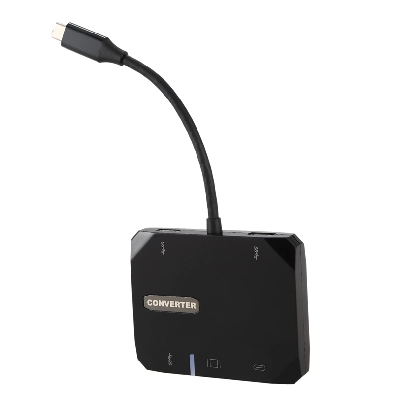5 в 1 type C к Hdmi 3 Usb 3,0 концентратор адаптер для Macbook samsung Galaxy S9 huawei P20 Pro зарядное устройство usb-хаб Hdtv Usb C кабель для передачи данных