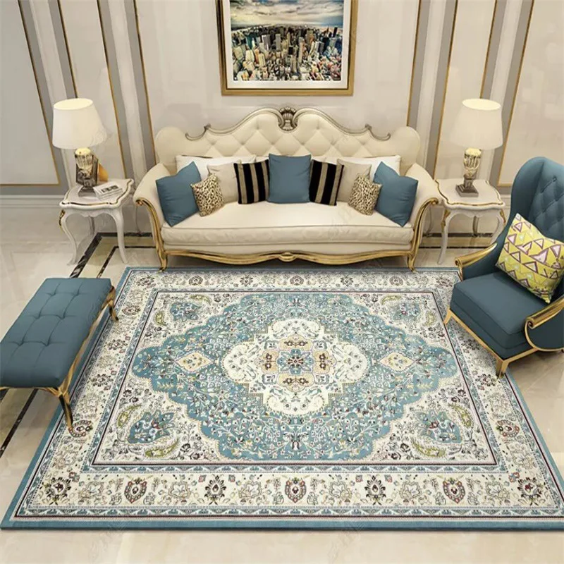

120x160 Retro Vintage Carpet Persian Carpet Living Room Bedroom Mat Anti-slip Area Carpet Absorbing Boho Moroccan Tabisstyle