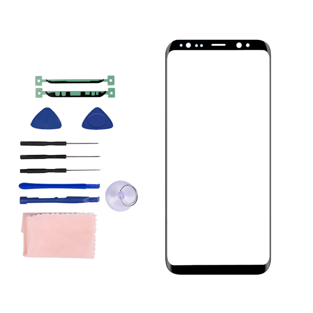 Для Samsung Galaxy S8 S8Plus S9 S9 плюс S10 S10 плюс Переднее стекло на экран Объектив Замена Ремкомплект 911#2