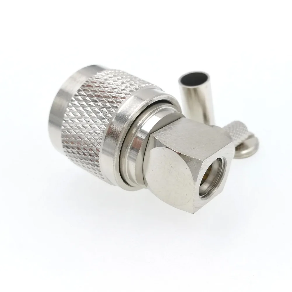 N Male Right  For RG58 3