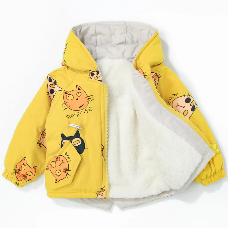 Осенне-зимняя куртка для маленьких мальчиков; пальто для девочек; модная детская верхняя одежда и пальто с героями мультфильмов; Одежда для мальчиков; детская ветровка; детские куртки