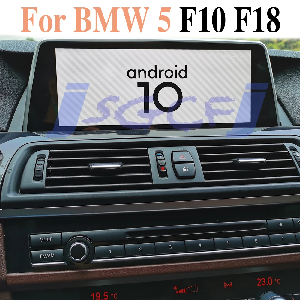 For BMW 5 F10 F18 528 530 520 550 M5 CIC NBT iDrive Car Stereo Audio 4G SIM Navigation GPS Navi Radio CarPlay 360 BirdView