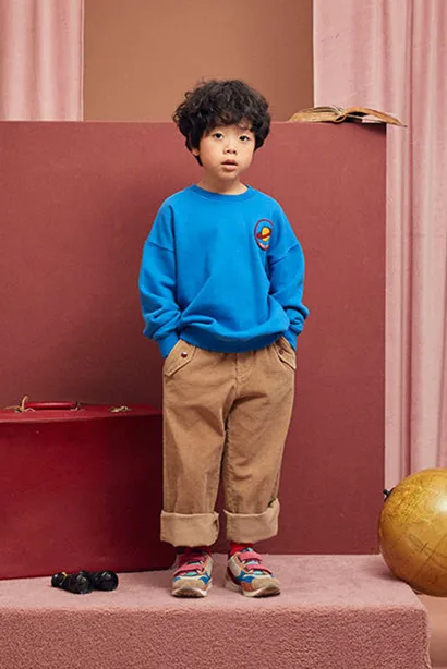 Brown pant JM/Детская куртка; Новинка г.; осенне-зимнее пальто с принтом для мальчиков и девочек; модная верхняя одежда для маленьких детей - Цвет: Brown pant