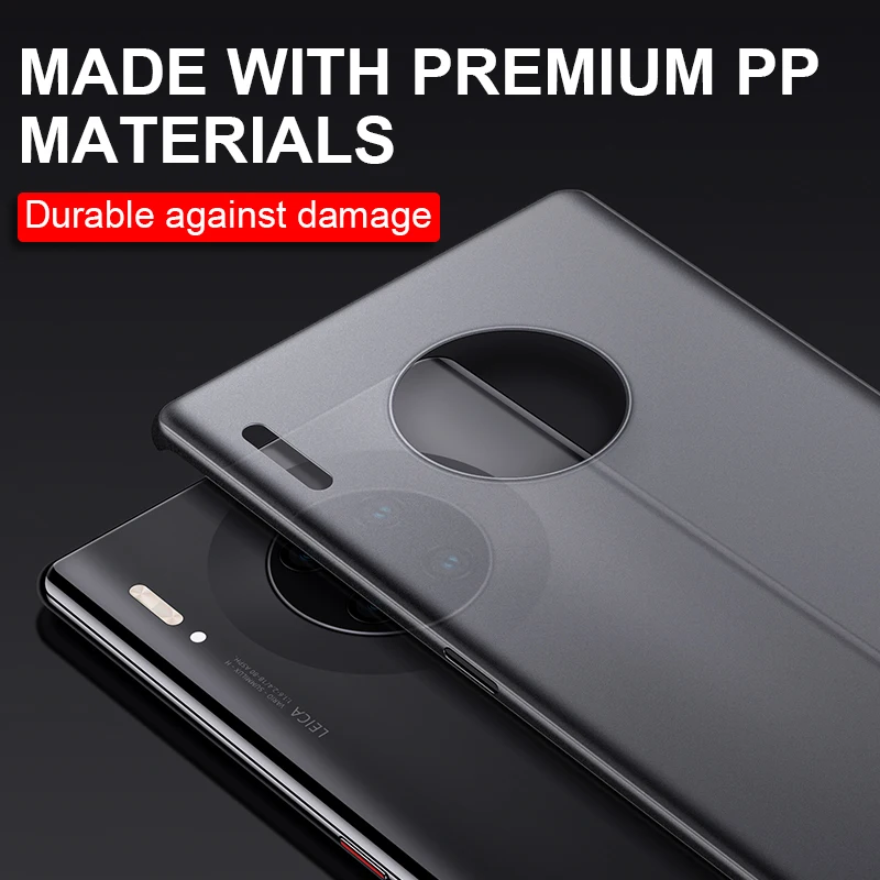 IHaitun роскошный матовый чехол для huawei mate 30 Pro чехол s ультратонкий жесткий чехол из поликарбоната тонкая прозрачная задняя крышка для huawei mate 20