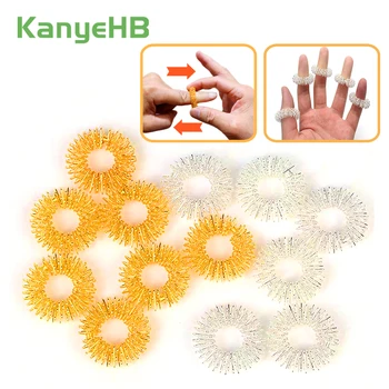 

5Pcs Finger Massager Massage Ring Health Care Tools Set Home Use Acupressure Finger Massager Relax Lose Weight Finger