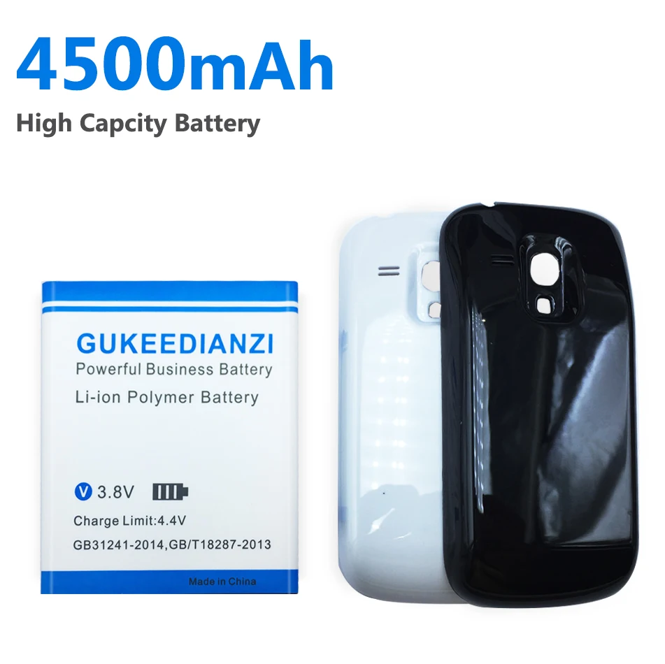 4500 мАч батарея для samsung Galaxy S3 mini i8190 I8190N s3mini батарея мобильного телефона EB425161LU+ крышка дверного чехла Bateria