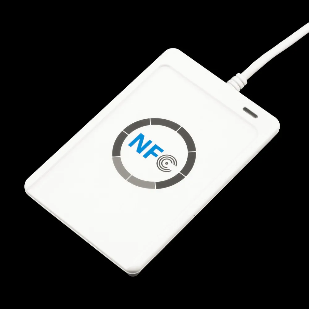 1 комплект Профессиональный USB ACR122U NFC RFID считыватель смарт-карт писатель для всех 4 типов NFC(ISO/IEC18092) тегов+ 5 шт. M1 карт