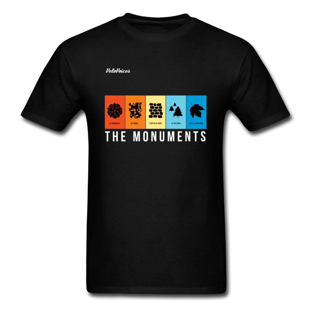 

Velovoices Monuments Funky Men T-Shirts O Neck Short Sleeve 100% Cotton Tops Tees Classic T Shirts Men Father Free Shipping