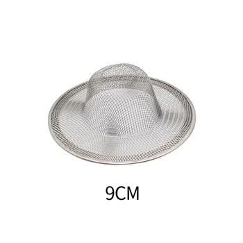 ท่อระบายน้ําสแตนเลสอ่างล้างจาน Strainers ห้องน้ํากรองผมห้องครัวอุปกรณ์อาบน้ําท่อระบายน้ําชั้นสุทธิผม Blocking กรอง 9